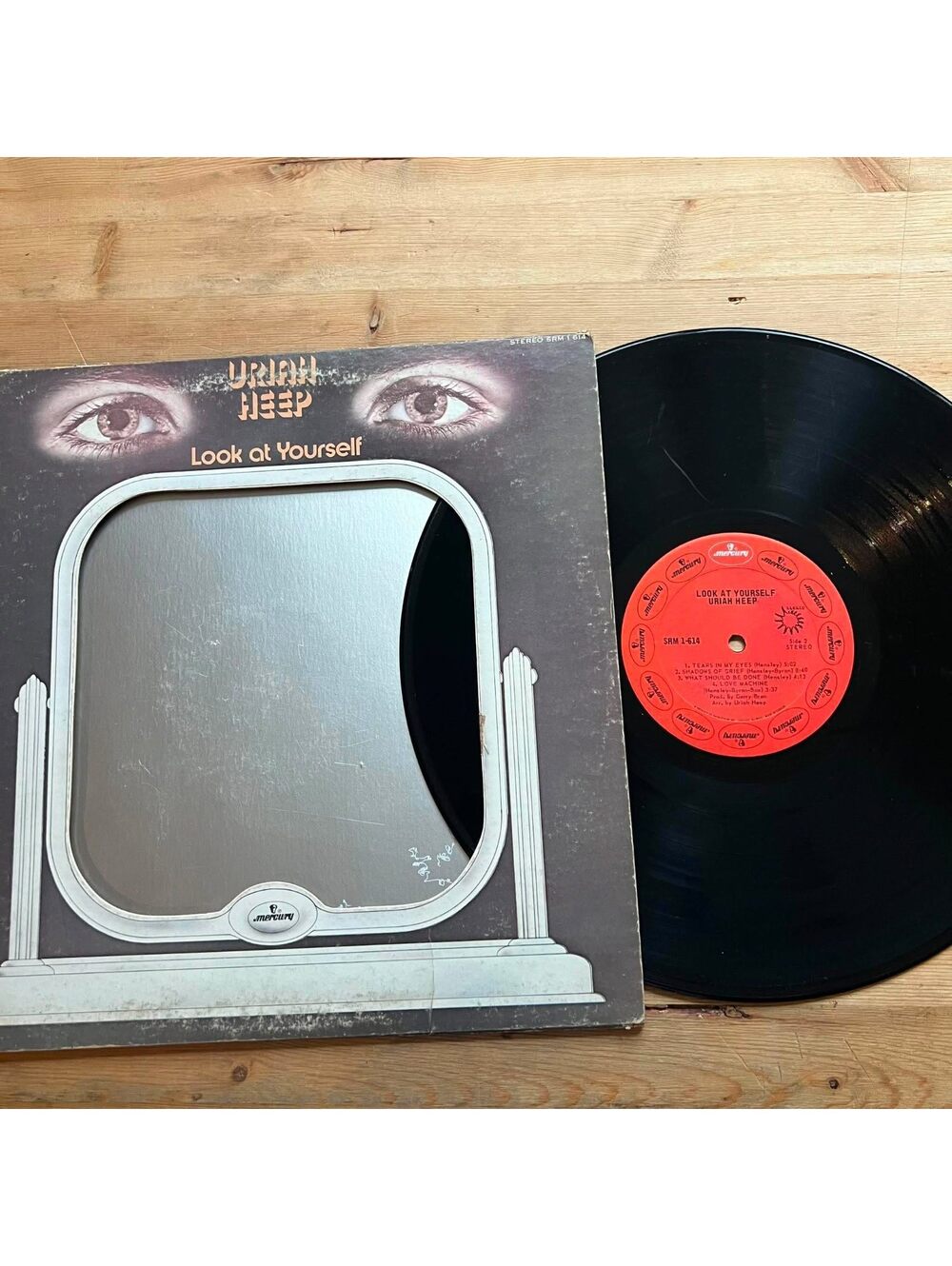 Uriah Heep - Look at Yourself 33rpm VG+ VR27